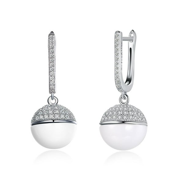Accessories Earrings Women Hooks Female Ornaments DIAMOND Party Long Earrings SH 